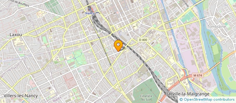 localisation de l'entreprise MADAME HELENE LALEGERIE  NANCY