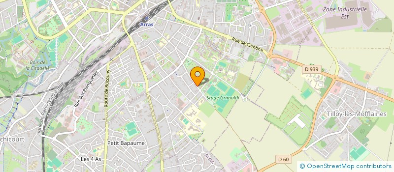 localisation de l'entreprise MADAME HELENE LALET à ARRAS