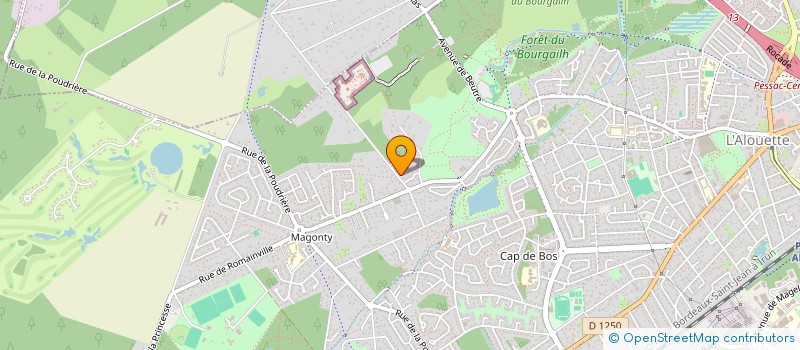 localisation de l'entreprise MADAME HELENE LALO  SAINTE-MARTHE