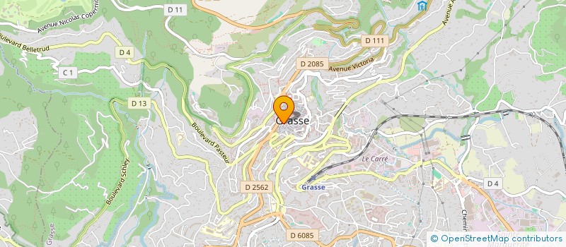 localisation de l'entreprise MADAME HELENE LAMY à GRASSE