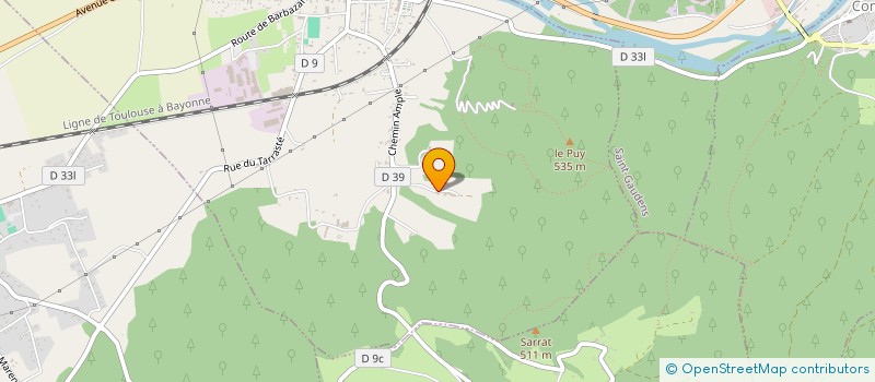 localisation de l'entreprise MADAME HELENE LANASPEZE  VALENTINE