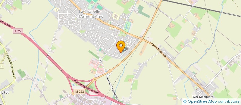 localisation de l'entreprise MADAME HELENE LANCELOT  LA CHAPELLE-D'ARMENTIERES