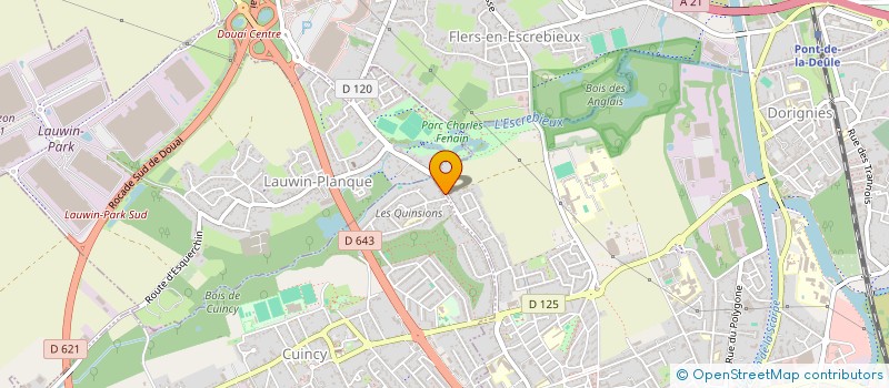localisation de l'entreprise MADAME HELENE LANOY à DOUAI