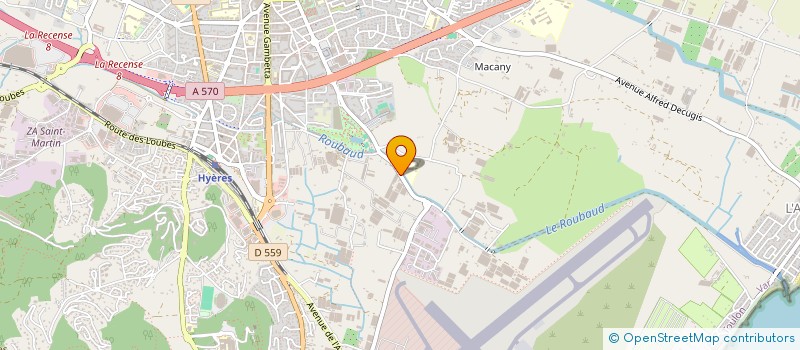 localisation de l'entreprise MADAME HELENE LANTERI à HYERES