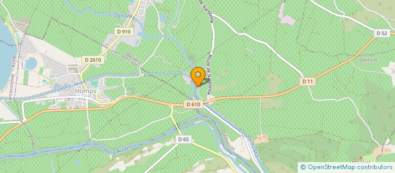 localisation de l'entreprise MADAME HELENE LAPORTE  OLONZAC