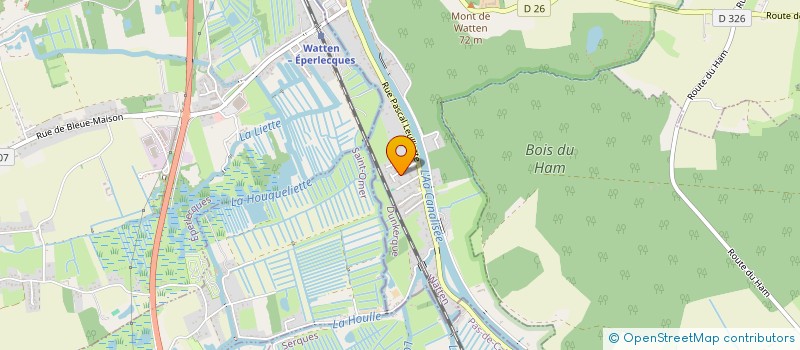 localisation de l'entreprise MADAME HELENE LARANGE  WATTEN