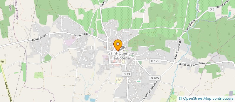 localisation de l'entreprise MADAME HELENE LATHOUMETIE à SAINT-QUENTIN-LA-POTERIE