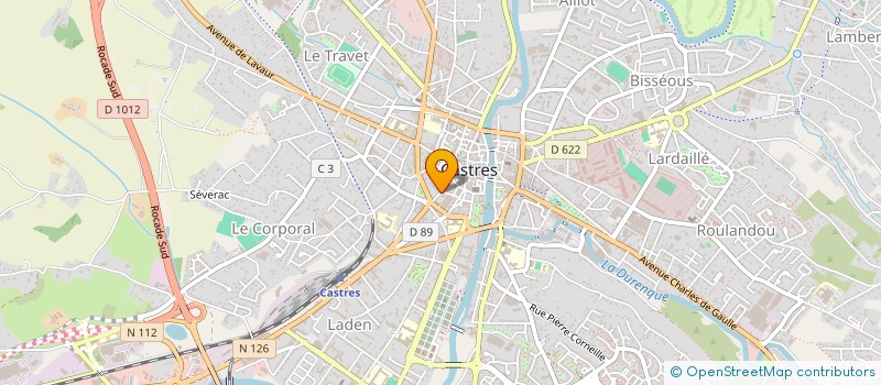 localisation de l'entreprise MADAME HELENE LAUR à CASTRES