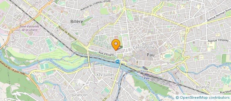 localisation de l'entreprise MADAME HELENE LAVIGNE à PAU