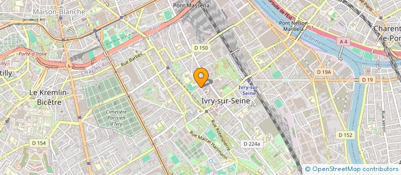 localisation de l'entreprise MADAME HELENE LAVOREL  IVRY-SUR-SEINE