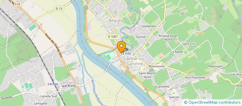 localisation de l'entreprise MADAME HELENE LAZARO  CADILLAC-SUR-GARONNE