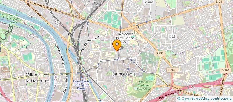 localisation de l'entreprise MADAME HELENE LE BECHEC à SAINT-DENIS