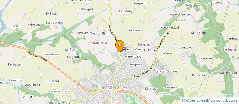localisation de l'entreprise MADAME HELENE LE BOLZER à PLONEOUR-LANVERN