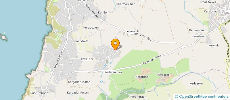 localisation de l'entreprise MADAME HELENE LE BOUEDEC  LANILDUT