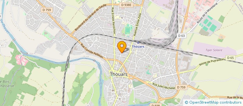 localisation de l'entreprise MADAME HELENE LE BRIS à THOUARS