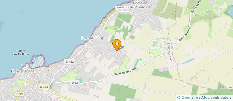 localisation de l'entreprise MADAME HELENE LE CORE à PIRIAC-SUR-MER