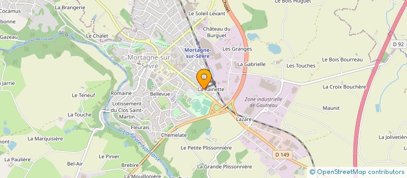 localisation de l'entreprise MADAME HELENE LE GALL à MORTAGNE-SUR-SEVRE