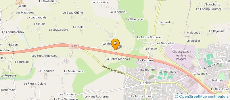 localisation de l'entreprise MADAME HELENE LE GOFF  BEDEE