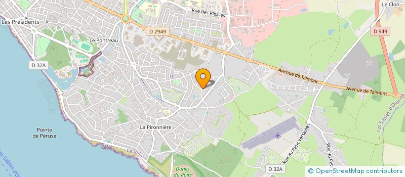 localisation de l'entreprise MADAME HELENE LE SOURN à LES SABLES D'OLONNE
