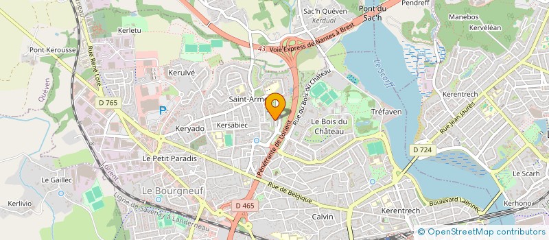 localisation de l'entreprise MADAME HELENE LE TALLEC à LORIENT