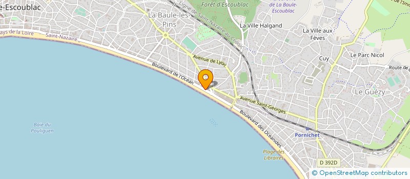 localisation de l'entreprise MADAME HELENE LE TERRIEN à LA BAULE-ESCOUBLAC