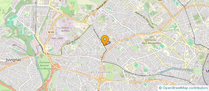 localisation de l'entreprise MADAME HELENE LE TRIONNAIRE à MONTPELLIER