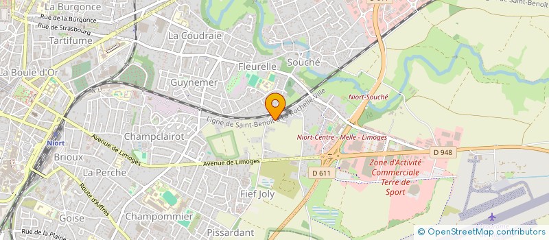 localisation de l'entreprise MADAME HELENE LE TURDU  NIORT