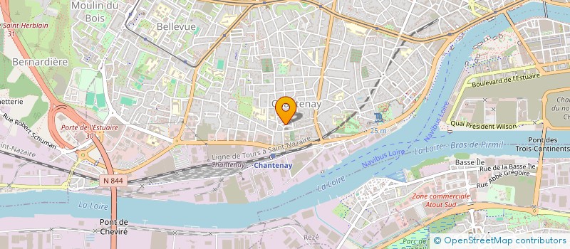 localisation de l'entreprise MADAME HELENE LEBOEUF à NANTES