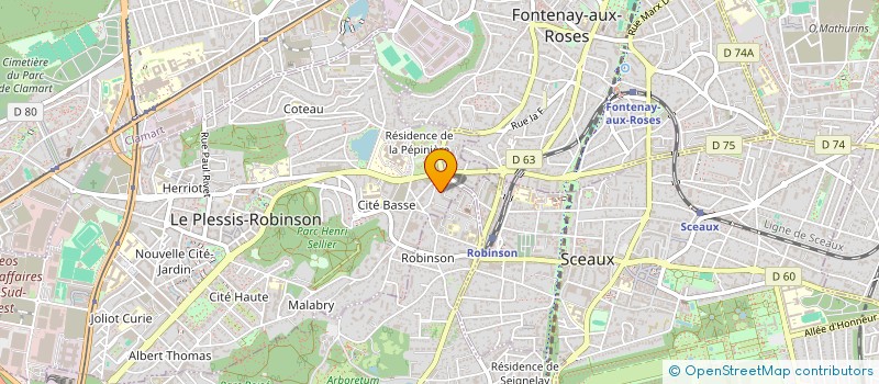 localisation de l'entreprise MADAME HELENE LEBOIS à LE PLESSIS-ROBINSON