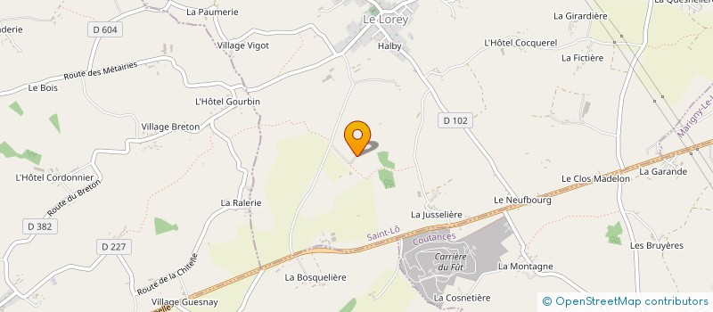 localisation de l'entreprise MADAME HELENE LEBOUTEILLER  LE LOREY