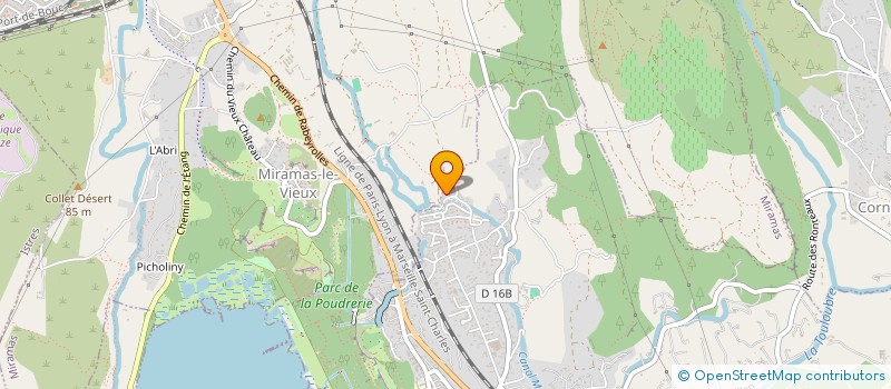 localisation de l'entreprise MADAME HELENE LECLAIR  SAINT-CHAMAS