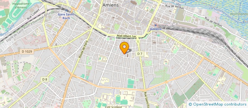 localisation de l'entreprise MADAME HELENE LECOMPTE à AMIENS