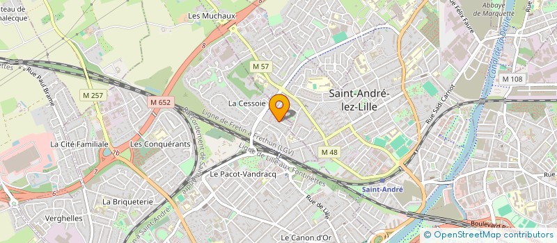 localisation de l'entreprise MADAME HELENE LECOMTE à LAMBERSART