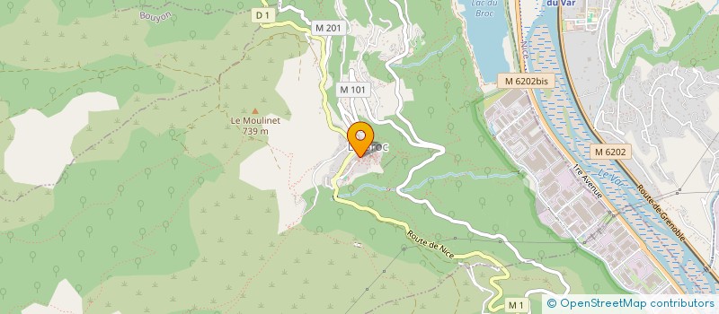 localisation de l'entreprise MADAME HELENE LEDOUX  LE BROC