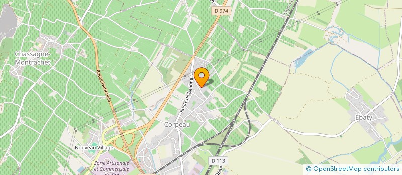 localisation de l'entreprise MADAME HELENE LEDOUX  CORPEAU