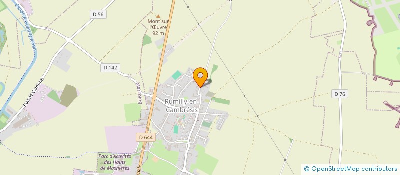 localisation de l'entreprise MADAME HELENE LEFEBVRE  RUMILLY-EN-CAMBRESIS