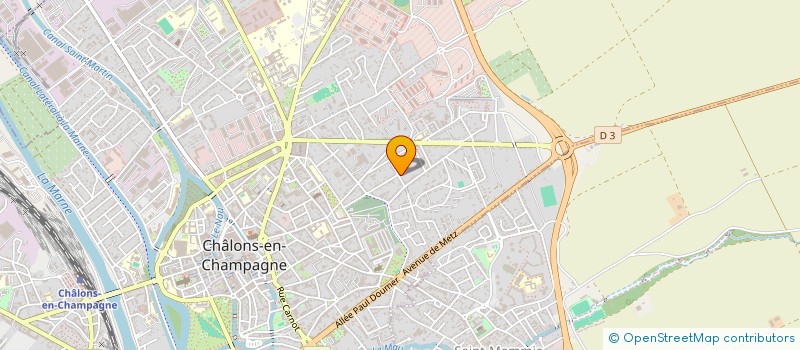 localisation de l'entreprise MADAME HELENE LEFEVRE  CHALONS-EN-CHAMPAGNE