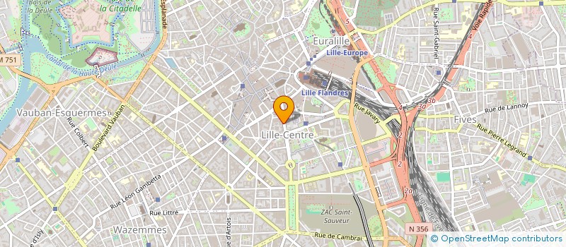 localisation de l'entreprise MADAME HELENE LEFORT à LILLE