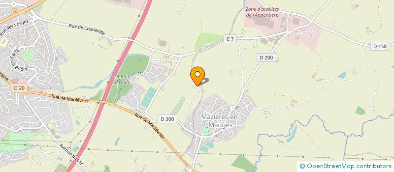 localisation de l'entreprise MADAME HELENE LEFORT à CHOLET