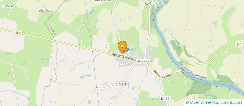 localisation de l'entreprise MADAME HELENE LEFORT  HOUSSAY