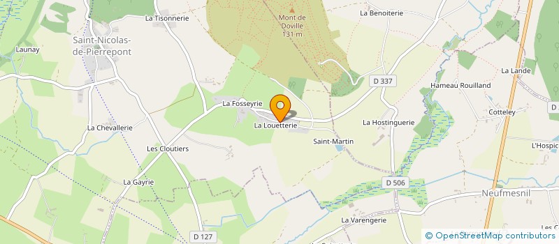 localisation de l'entreprise MADAME HELENE LEFRANCOIS  SAINT-NICOLAS-DE-PIERREPONT