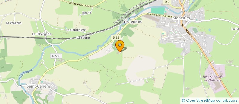 localisation de l'entreprise MADAME HELENE LEGEAY à MONTSURS