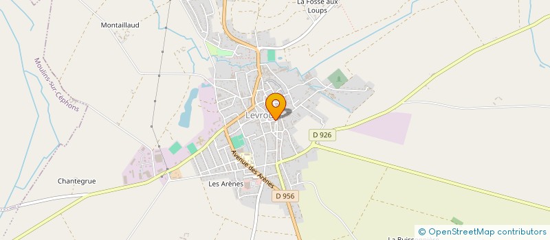 localisation de l'entreprise MADAME HELENE LEGER à LEVROUX