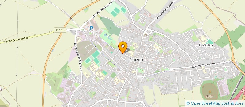 localisation de l'entreprise MADAME HELENE LEGRAND  CARVIN