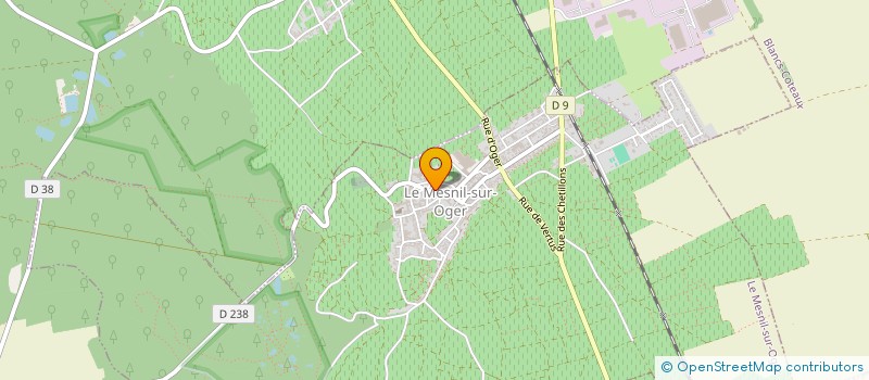 localisation de l'entreprise MADAME HELENE LEGRAS  LE MESNIL-SUR-OGER