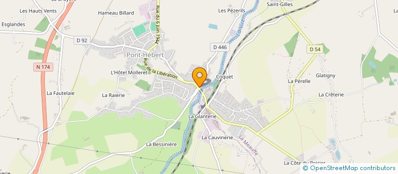 localisation de l'entreprise MADAME HELENE LEGROUX  SAINT-LO