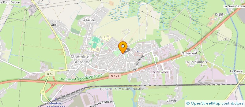 localisation de l'entreprise MADAME HELENE LELANT  MONTOIR-DE-BRETAGNE