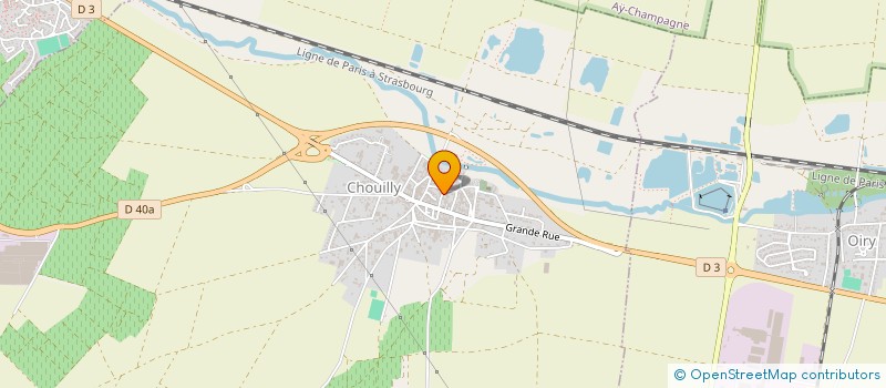 localisation de l'entreprise MADAME HELENE LELOUP  CHOUILLY