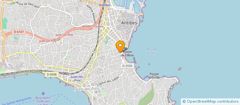 localisation de l'entreprise MADAME HELENE LEMAIRE à ANTIBES