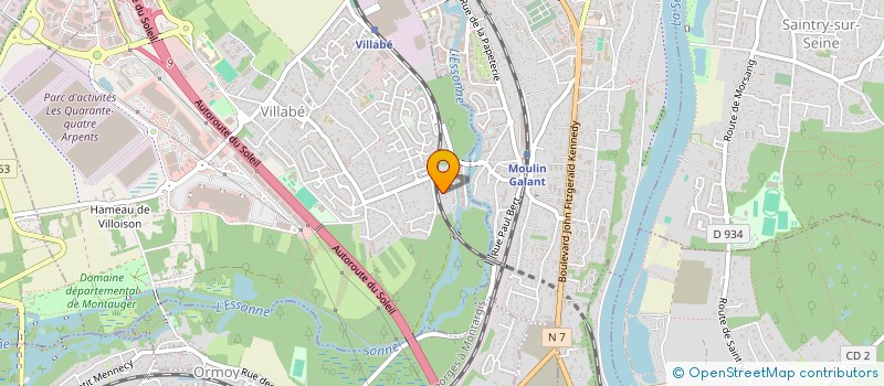 localisation de l'entreprise MADAME HELENE LEMBE LUVUMA  VILLABE